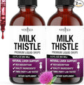 Milk Thistle Liquid Drops – All Natural Milk Thistle Extract with Silymarin – High Absorption – Non-GMO Gluten-Free – 4 oz