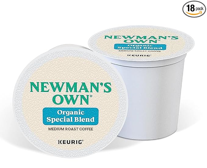 Newman's Own Organics Special Blend Extra Bold Coffee Keurig K-Cups 18 Count