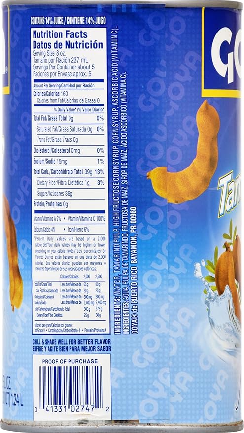 Goya Foods Tamarind Nectar 42 Fl Oz (Pack of 12)