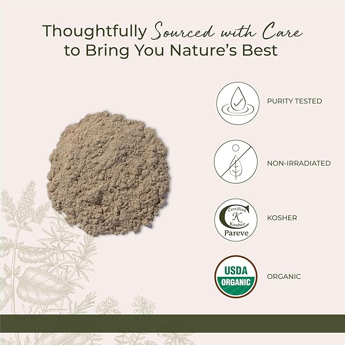 Starwest Botanicals Organic Marshmallow Root Powder - Dried Herb for Tea &amp Herbal Blends Certified Kosher Non-GMO - Bulk 1 lb Bag