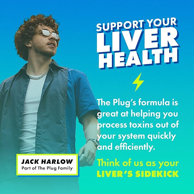 The Plug Liver Cleanse Detox &amp Repair Pills - Milk Thistle Liver Detox - Fatty Liver Support Supplement - 20 Herbal Liver Capsules Turmeric &amp Vitamin B for Healthy Digestive &amp Immune Syst