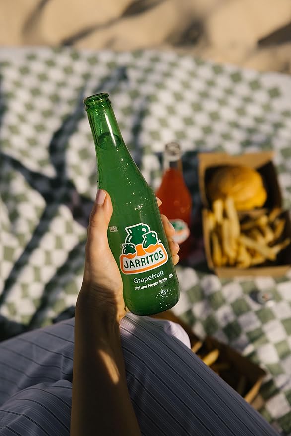 Jarritos Soda Grapefruit Bottle 12.5 Fl Oz (Pack of 24)