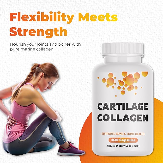 FabLab Collagen Supplement - Nutritional Supplement for Nerve &amp Bone Support - Non-GMO Anti-Aging Dietary Product with Hydrolyzed Peptides -100 Capsules