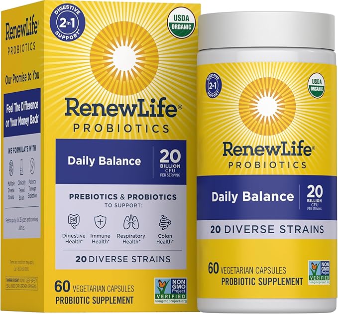 Renew Life Daily Balance Probiotic 60 CT