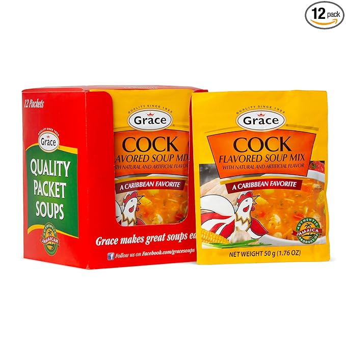 Grace Cock Flavored Soup Mix 1.76 Oz (Pack of12)