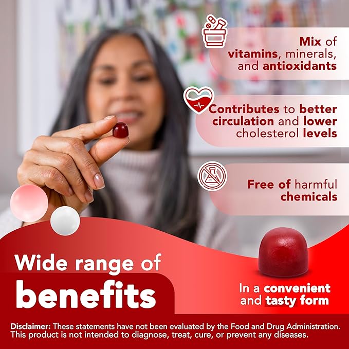 Extreme Beetroot Formula &amp COQ10 100mg with Grape Seed Extract for Circulation Energy &amp Flow Beet Root Gummies Extract Gluten Free 60