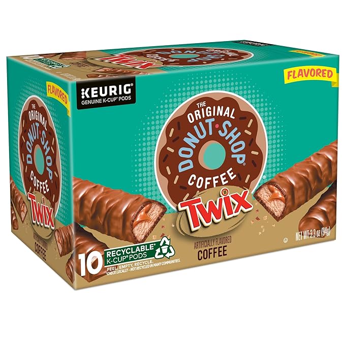 The Original Donut Shop TWIX Coffee Keurig Single Serve K-Cup Pods 60 Count (6 Packs of 10)