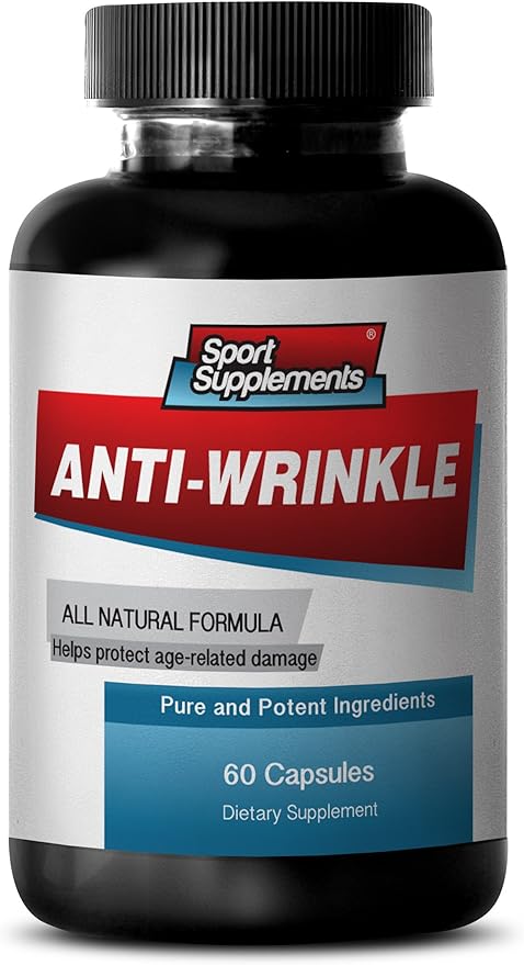 Niacinamide and Vitamin c Anti-Wrinkle Pills - Anti Aging Pills Wrinkle Prevention for face Anti Wrinkle Collagen Supplement Anti Wrinkle face Pills Wrinkle preventing Pills 1 Bottle 60 Capsules