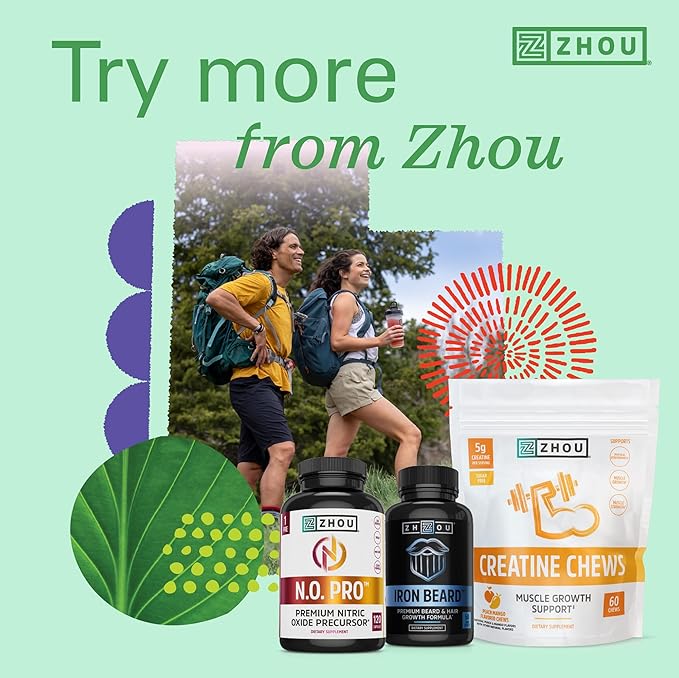 Zhou Saw Palmetto 500 mg | For Prostate Health | Healthy Urination Frequency &amp Flow | 100 Capsules