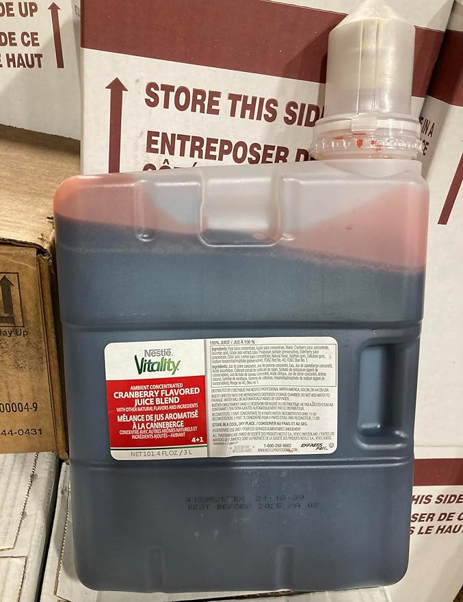Cranberry Flavored Concentrated Juice Blend 101 Fluid Ounce - 3 LITER/ 3 PER CASE