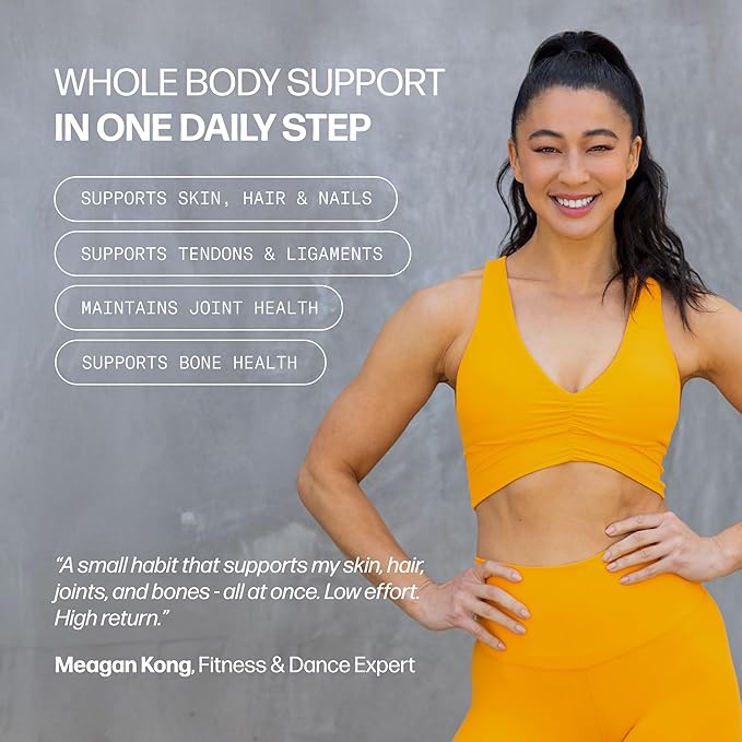 Sparkle Wellness Advanced 4 in 1 Boost | Clinically Tested Multi Collagen Powder with VERISOL FORTIBONE FORTIGEL TENDORFORTE | Skin Bone Joint Health | Tropical