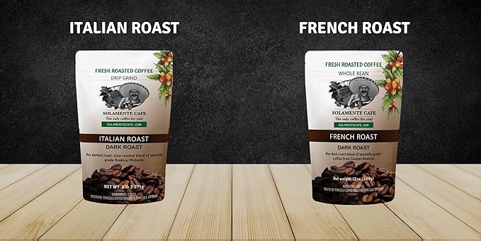 Solamente Cafe Italian Roast Coffee - Our Darkest Roast (5 POUNDS)