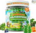 Liposomal Sulforaphane Gummies from Organic Broccoli Sprouts with Superfood Beta Glucans Myrosinase White Mustard For Kids 4+ &amp Adults Immune Cell Health Antioxidants Vegan Sugar Free 120c