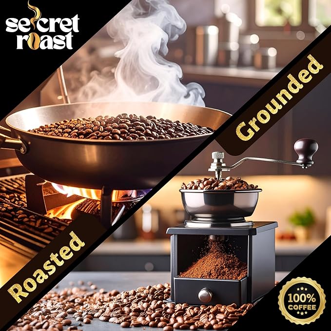 Secret Roast Ground Roasted Turkish Coffee | Mediterranian Delight | 3.5 oz | Kosher | Pack of 6