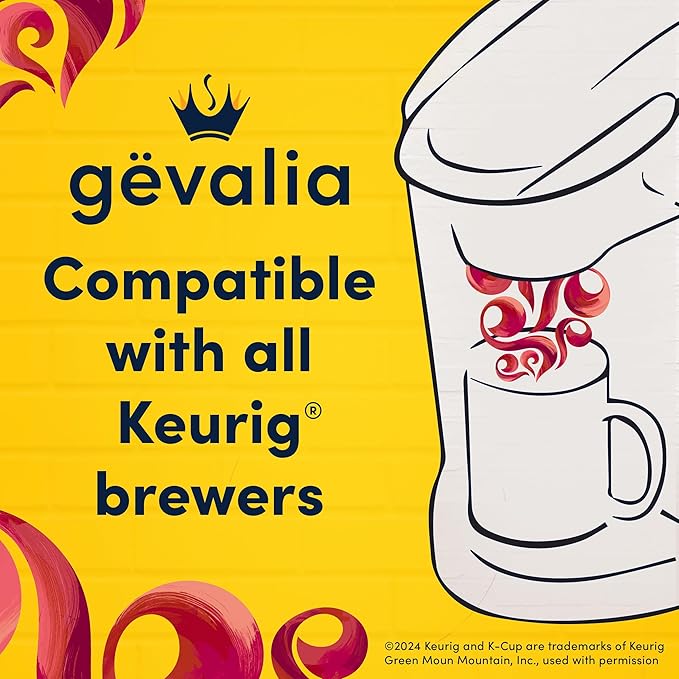 Gevalia Kaffe 2-Step K-Cup &amp Froth Packets (Cappuccino Espresso) 6 Count (Pack of 3)