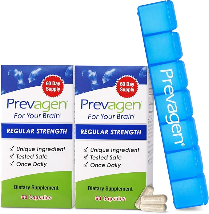 Prevagen Regular Strength - 120 Capsules (4 Month Supply) 10mg of Apoaequorin Plus Vitamin D3