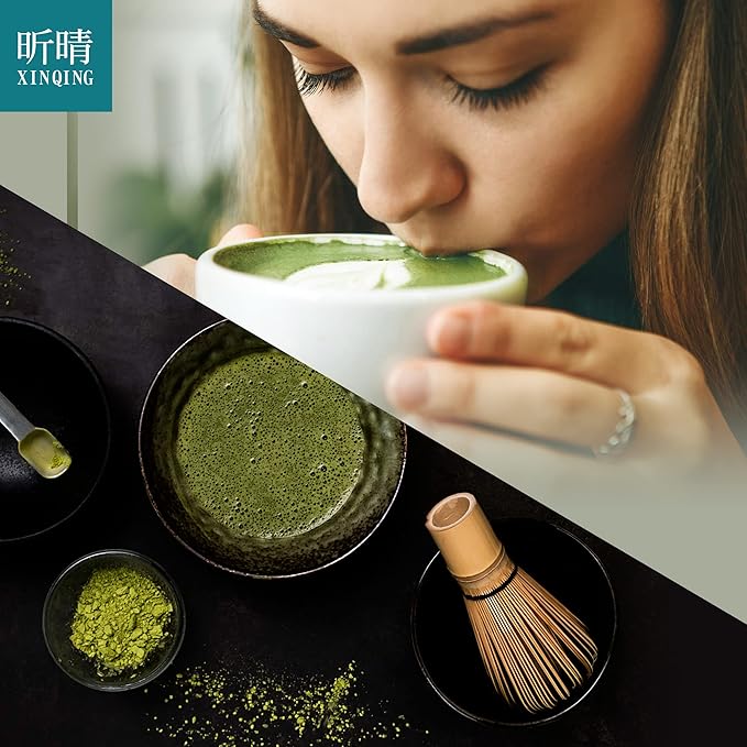 Xin Qing Japanese Matcha Powder Kyoto matcha Green Tea Matcha Powder Green Tea Natural Green Tea 150g/5.29oz