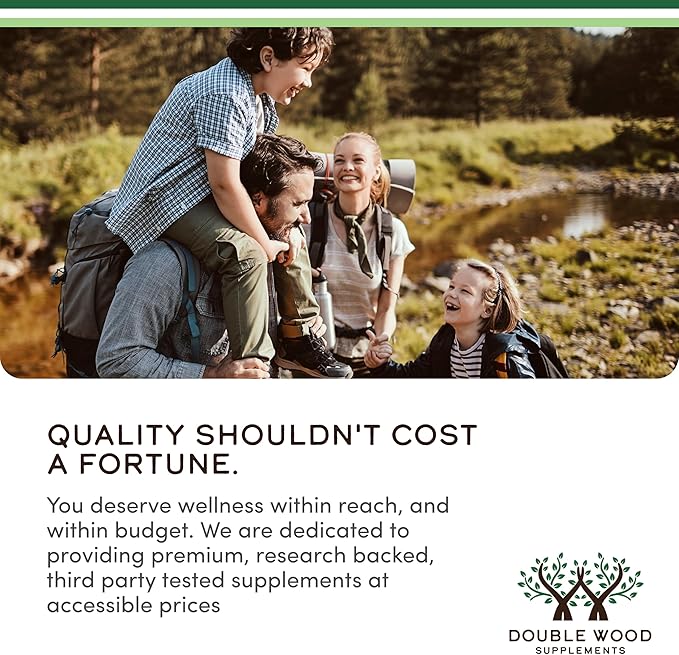 Spermidine Supplement (10mg of 99% Spermidine 3HCL - Third Party Tested) 120 Capsules - Over 100x More Potent Than Wheat Germ Extract for Cell Membrane Telomere Health and Aging by Double Wood