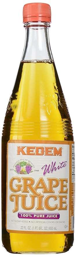 Kedem Natural White Grape Juice 22 Oz