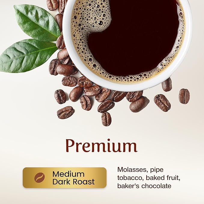 KONA EARTH 100% Kona Premium Coffee Medium Dark Roast Whole Bean 1 lb (16oz) Farm-Direct Authentic Hawaiian Kona Coffee beans from Hawaii’s Big Island Micro-Batch-Roasted