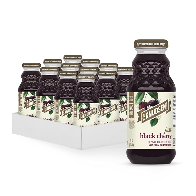 R.W. Knudsen Just Black Cherry Juice 8 fl oz (12 Pack)