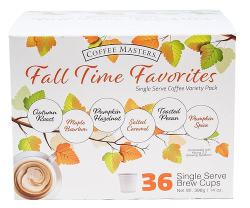 36 Count Coffee Single Serve Cups Fall Time Favorites