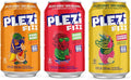 PLEZi FiZZ Sparkling Juice Drink Variety Pack – Orange Mango Cherry Limeade &amp Strawberry Lemonade – No Added Sugar Low Sugar Soda Alternative with Real Fruit Juice &amp Fiber – 12 Fl Oz (36 Pac