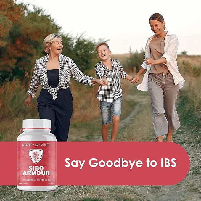 SIBO | IBS Relief (Clinical Grade Treatment) Bloating Diarrhea Leaky Gut Gas | Delayed Release Peppermint | Supplement Effective On Irritable Bowel Syndrome &amp Small Intestine Bacteria Overgrowt
