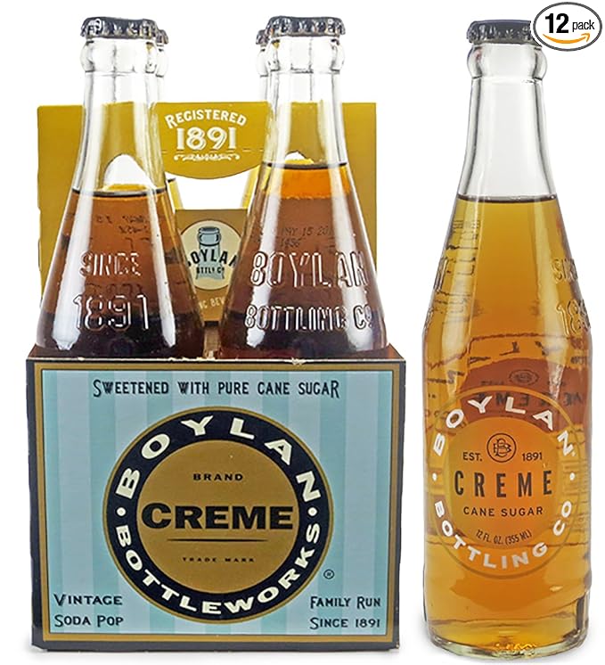 Boylan Soda Cream 12 Fl. Oz. 12 Count