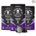 Death Wish Coffee Espresso Roast Capsules Compatible with Nespresso Original Machines