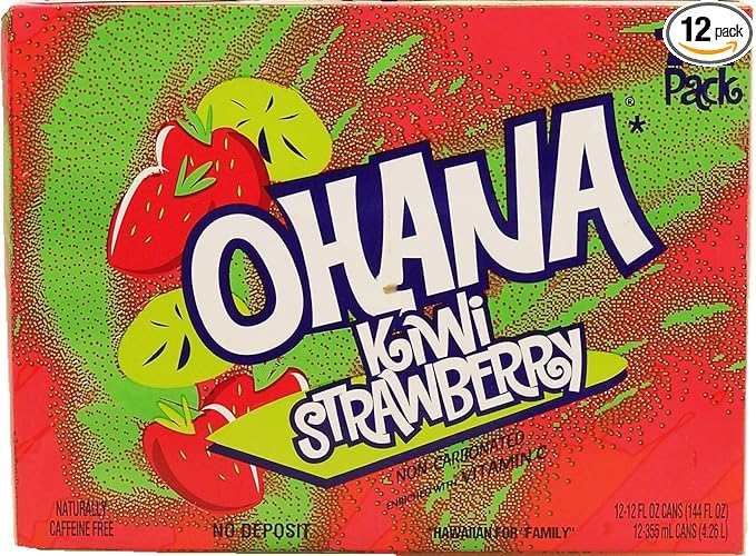 Faygo - Ohana Kiwi Strawberry Soda - 12 Pack of 12-oz. Cans