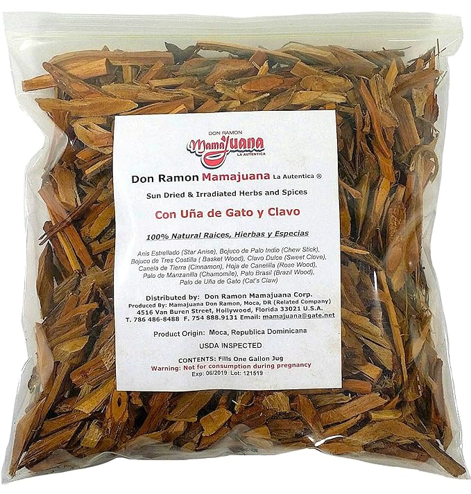Don Ramon Mamajuana original island flavor. Do-it-yourself 1/2 gallon jug with extra Cinnamon &amp Uña de Gato)