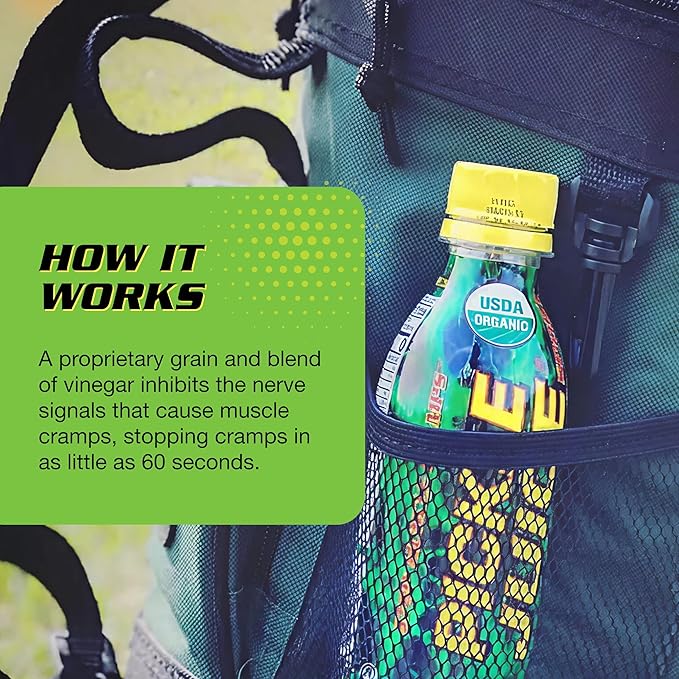 Pickle Juice Sports Drink - Relieves Cramps Immediately - Electrolyte Pickle Juice for Day &amp Night Time Leg Cramp Relief - Organic &amp No Artificial Ingredients - 8.6 oz 12 Pack
