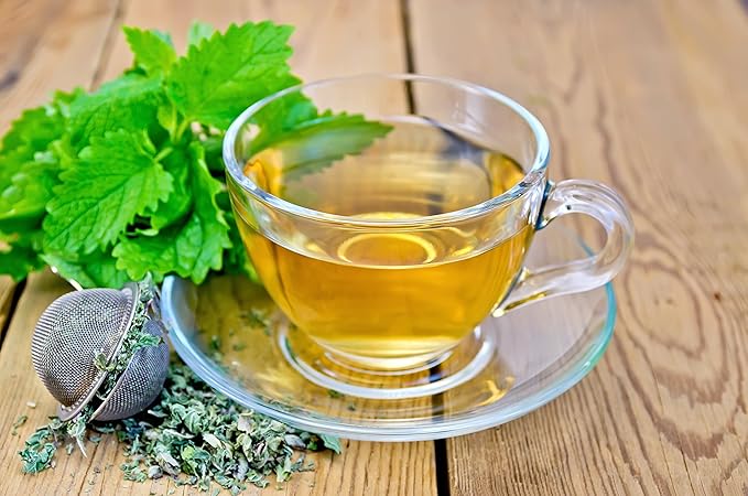 Lemon Balm (Herbal Tea): (Melissa Officinalis Caffeine Free) - Balm Leaf (Cut and Sifted) 1lb (16Oz) U.S. Wellness Bulk Tea