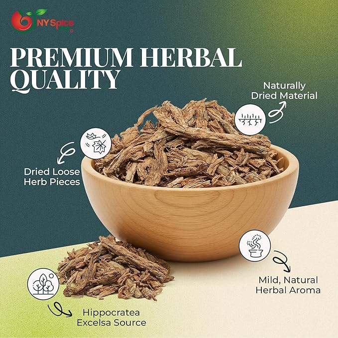 NY Spice Shop Cancerina Mexican Herbal Tea - 1 Pound Loose Dried Botanical Hippocratea Excelsa Mexican Herbal Tea Leaves For Blends Infusions &amp Culinary Recipes