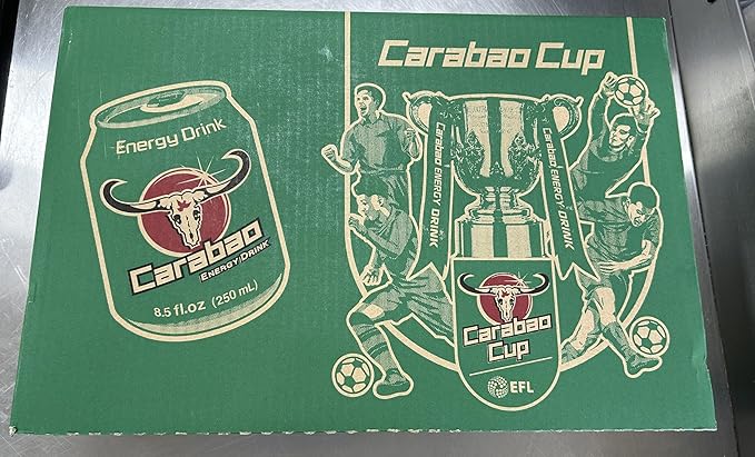 The Original Packaging &amp Original Formula Carabao Energy Drink 8.5 fl oz (250ml) Product of Thailand. - (pack of 24)