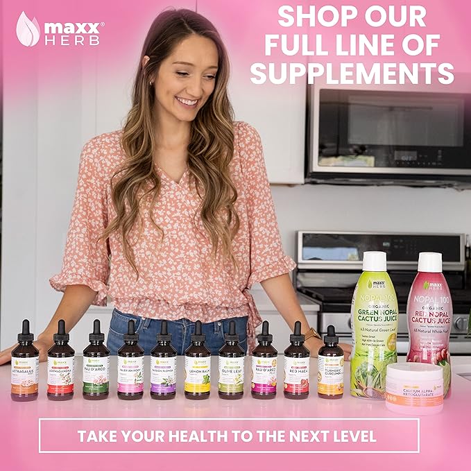 Maxx Herb Valerian Root Extract - Max Strength Liquid Valerian Root Absorbs Better Than Capsules for Relaxation and Restful Sleep Alcohol-Free - 4 Bottles 4 Oz Each (240 Servings)