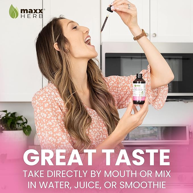 Maxx Herb Valerian Root Extract - Max Strength Liquid Valerian Root Absorbs Better Than Capsules for Relaxation and Restful Sleep Alcohol-Free - 4 Oz Bottle (60 Servings)