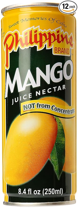Philippine Juice Nectar Mango 8.4-Ounce (Pack of 12)