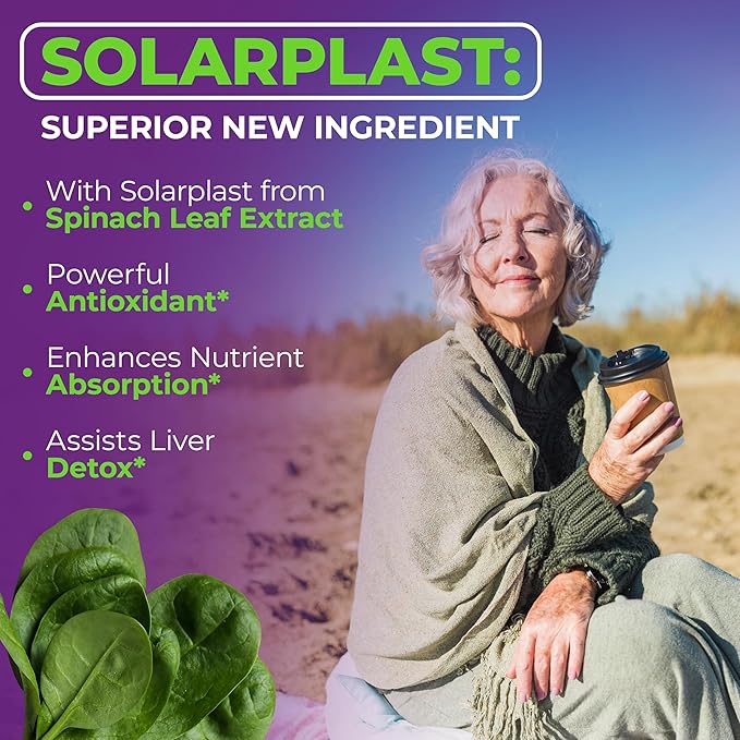 Liver Support with Artichoke Extract Enzymes Silymarin 50% Milk Thistle Dandelion Root Lipase &amp Protease Solarplast® Antioxidants – Supports Detox Digestion &amp Energy. 90 Capsules 30 Day
