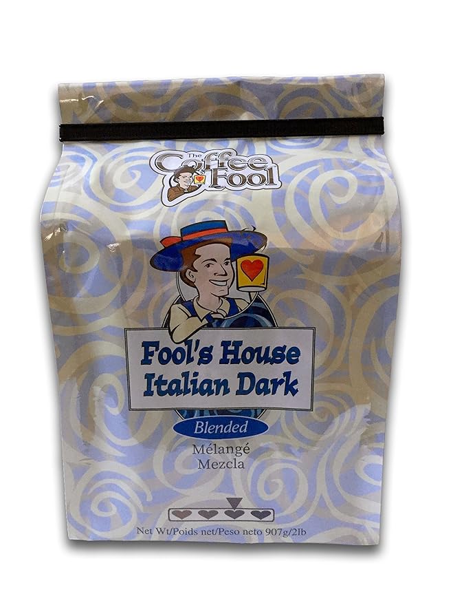 Coffee Fool’s House Italian Dark 2 Pound (Coarse Grind)