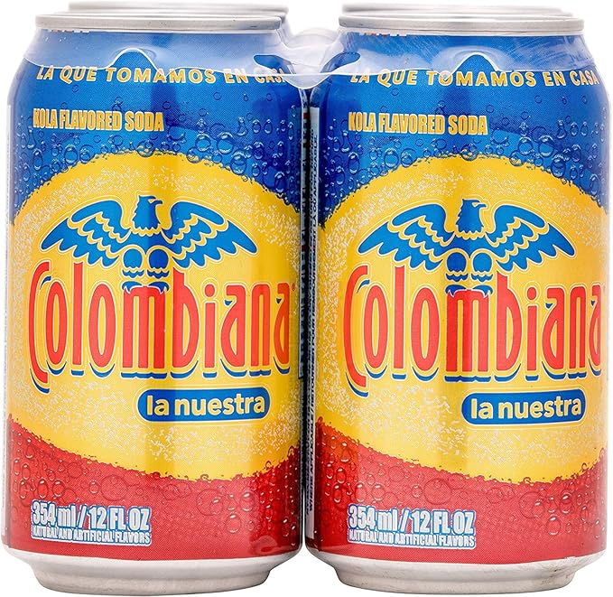 Colombiana La Nuestra Kola Flavored Soda 12oz Can (Pack of 15 Total of 180 Fl Oz)