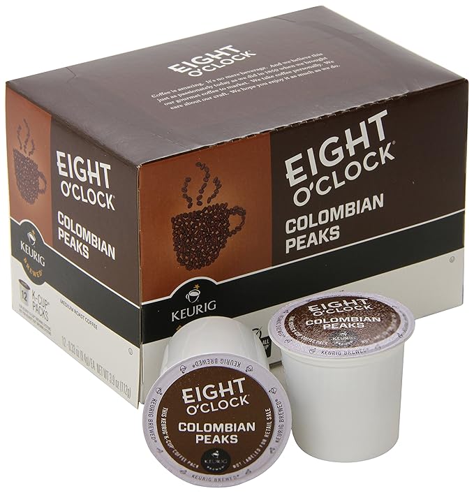Eight O'Clock Colombian K-Cups for Keurig K-Cup Brewers 72 Count