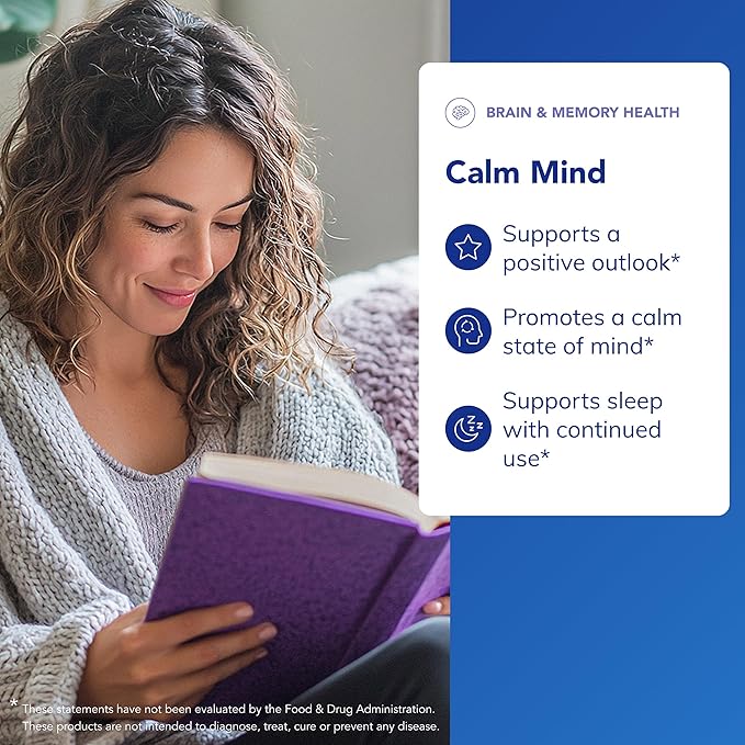 Pure Encapsulations Calm Mind - Calming Supplement - Saffron Extract &amp Theracurmin Supplement - Supports a Calm Mindset - Gluten-Free Non-GMO &amp Hypoallergenic - 60 Capsules (60 Servings)