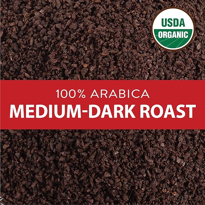 San Francisco Bay Coffee - Medium-Dark Roast - Fog Chaser (28 oz bag) - Ground Coffee(Pack of 2)