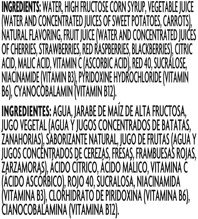 V8 Splash Fruit Juice 16 Oz 12 Count
