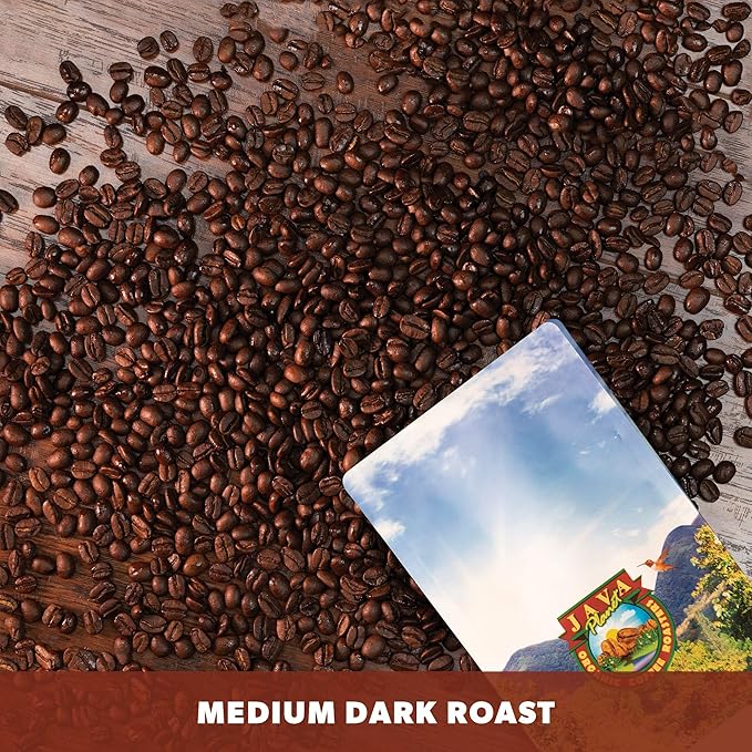 Low Acid Organic Coffee – Whole Bean Mold-Free &amp Stomach Friendly by Java Planet Coconut and Hazelnut Medium Dark Roast Arabica Gourmet Coffee Grade A Smithsonian Bird Friendly 1LB Bag