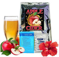 Apple Hibiscus Cider Recipe Kit – 5-Gallon - Made with 100% Apple Juice Concentrate &amp Real Hibiscus – No Sugar Needed – Homebrew Hard Cider Kit