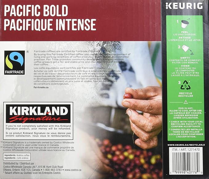 Kirkland Signature Pacific Bold K-Cups 100 ct