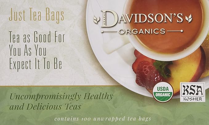 Davidson's Organics Spiced Peach 100-count Unwrapped Tea Bags
